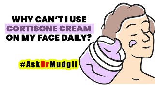 WHY CAN’T I USE CORTISONE CREAM ON MY FACE DAILY [upl. by Knowle]