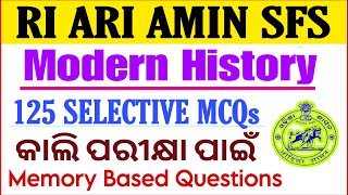 125 MCQs for RI ARI SFS 2024  Modern History  By Banking with Rajat [upl. by Morrison912]