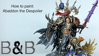 How to Paint Abaddon the Despoiler [upl. by Ahel229]