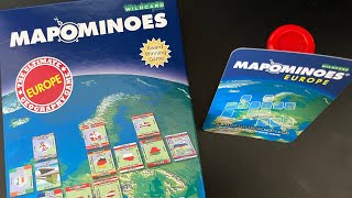 ASMR Mapominoes Geography Game Whispered LoFi [upl. by Alomeda133]