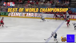 Best of game 5 and 6 Ice Hockey World Championship Czechia 2024 mensworlds [upl. by Williamsen]