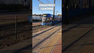 Krakowski LAJKONIK na linii 8 do Borku Fałęckiego tram shorts vlog travel [upl. by Sams]