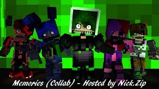 quotMemoryquot  Song by Rockit Gaming  FNAF Joy Of Creation  MinecraftFNAF Collab Animation [upl. by Peednas]