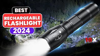 Top 5 Best Rechargeable Flashlights in 2024  Best Rechargeable Flashlight on Amazon [upl. by Wilfred]