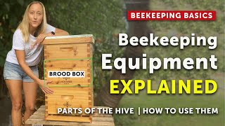 LANGSTROTH BEEHIVE EXPLAINED  Beekeeping for Beginners  Beekeeping Supplies  Beekeeping 101 [upl. by Hillard]