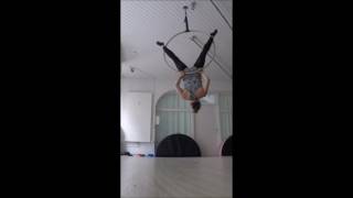 Aerial Hoop Training [upl. by Onitselec872]