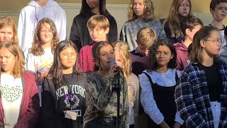 Leffet de masse  Maëlle  Interprété par la chorale du collège Théodore Monod de Clarensac [upl. by Yobybab]