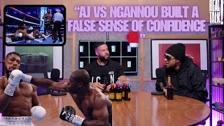 Johnny Gunz reacts to AJ getting KO’d by Daniel Dubios 💥 🥊 [upl. by Fairlie]