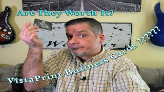 VistaPrint  Business Cards  Marketing  Review Part 1 [upl. by Hsilgne]