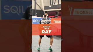 Rally of the day  Grindsted  Day 2 Teqball TeqballTour [upl. by Ayadahs273]