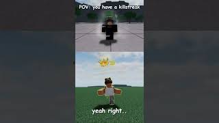 when you have a killstreak in tsb😭 roblox shorts thestongestbattlegrounds [upl. by Oneill419]