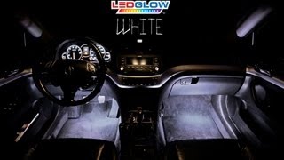 LEDGlow  4pc White LED Interior Lights For Cars and Trucks [upl. by Eycats11]