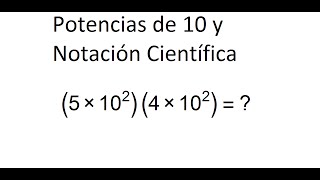 Potencias de 10 y Notación Científica 2 [upl. by Ela448]