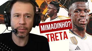 Treta Tiago Leifert x Vini Jr e a Polêmica da Bola de Ouro [upl. by Portie169]