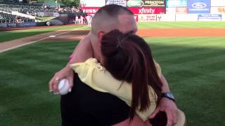 Marriage Proposal At The Ballpark [upl. by Alled]