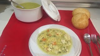 Receta de Sopa de pollo con fideos Monsieur Cuisine SilverCrest Lidl [upl. by Delisle]