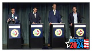 Missouri Senate Debate Hawley Kunce spar over issues [upl. by Asilana544]