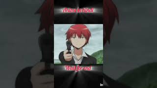 Karma akabane trying to kill koro sensei anime animeedits edit manga shorts viral trending [upl. by Assilen]