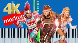 Starlight Express  The Race Medium Piano Tutorial 4K [upl. by Ruyam257]