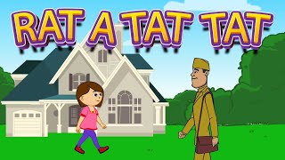 Rat a Tat Tat Nursery English Rhymes [upl. by Rebmetpes]