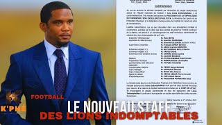 Urgent Remaniement spectaculaire du staff technique des lions indomptables [upl. by Eelibuj466]