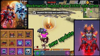 BlockmanGo Skyblock new EVENT mini game 1 11 2024 [upl. by Brendin]