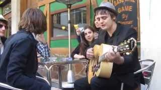 Pete Doherty  Music When The Lights Go Out Barcelona 2013 [upl. by Adliw]