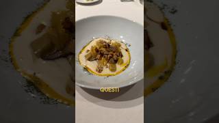 Nuovo ristorante stellato di Cannaviacciuolo food invitedby [upl. by Ayatnahs]