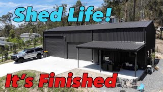 SHED HOUSE BUILD Internal fit out to completion [upl. by Wolford614]