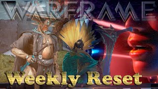 Warframe  Weekly Reset Stuff 15th September 2024 [upl. by Eledoya]