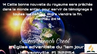 Salem Haitian SDA Church Jacksonville Fl [upl. by Parhe]