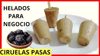 DELICIOSOS HELADOS CASEROS CREMOSOS DE CIRUELAS COMO HACER HELADOS CASEROS [upl. by Eehtomit]