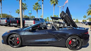 2024 Chevrolet Corvette Stingray Convertible 3LT Z51 quotCarbon Flash Metallicquot English Version [upl. by Alamat59]