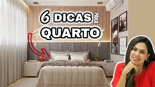 6 dicas quarto casal  Larissa Reis Arquitetura [upl. by Pfeffer485]