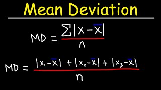 Mean Absolute Deviation  Statistics [upl. by Anahsar]