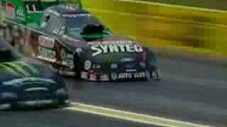 John Force Texas Motorplex Crash [upl. by Velasco412]