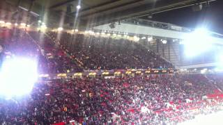 Ajax fans singing Three Little Birds vs Manchester United 23022012 [upl. by Lory]