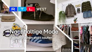 Nachhaltige Mode Kleidung leihen statt kaufen  RTL WEST [upl. by Lienad]