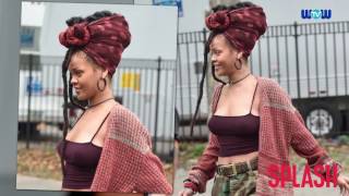 Rihanna Arrives on Set of Oceans Eight in New York City [upl. by Candra]