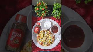 HOW TO MAKE PIZZA WITH READY MADE Base Without Oven Pizza in kadai HomemadePizza PizzaMaking [upl. by Corvin]