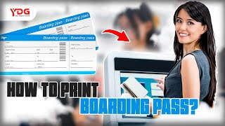 How To Print Boarding Pass boardingpass checkin airport flightticket [upl. by Alian419]