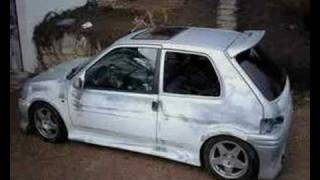 peugeot 106 project tuning custom [upl. by Emalia]