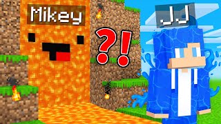 JJ and Mikey LAVA vs WATER Hide and Seek  Maizen Parody Video in Minecraft [upl. by Ytitsahc]