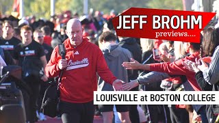 Jeff Brohm previews Louisville trip to Boston College [upl. by Jepson]