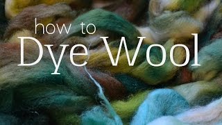 How to dye Wool [upl. by Bensen]