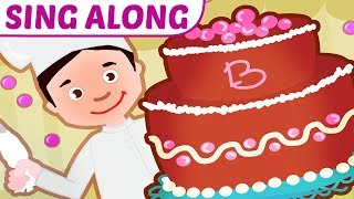 Pat A Cake Bakers Man Song with Lyrics  SING ALONG ReadAlong [upl. by Adlez591]