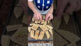 Homemade pita chips shorts [upl. by Waxler]