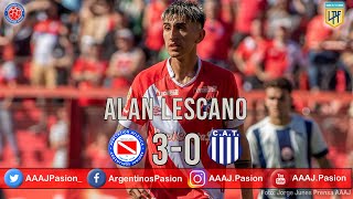 Alan Lescano quotJugábamos bien pero se nos negaba el golquot  AAAJ 3 TALL 0 [upl. by Einaoj28]