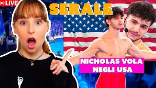 Nicholas ESCE da Amici e VINCE negli USA Reagisco in Live [upl. by Neibaf]