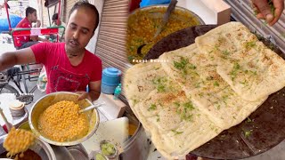 90 Delhi ke Sabse Best Costly Aloo Chole Kulche  Street Food India [upl. by Anna-Diane]